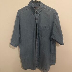 Button down denim shirt